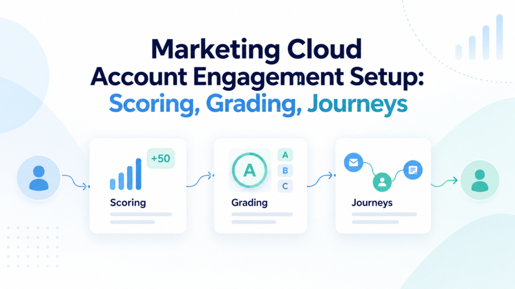 Marketing Cloud Account Engagement Setup Scoring, Grading, Journeys
