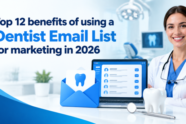 Top 12 benefits of using a Dentist Email List for marketing in 2026