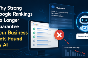 Why Strong Google Rankings No Longer Guarantee Your Business Gets Found by AI
