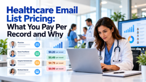 Healthcare Email List Pricing What You Pay Per Record and Why