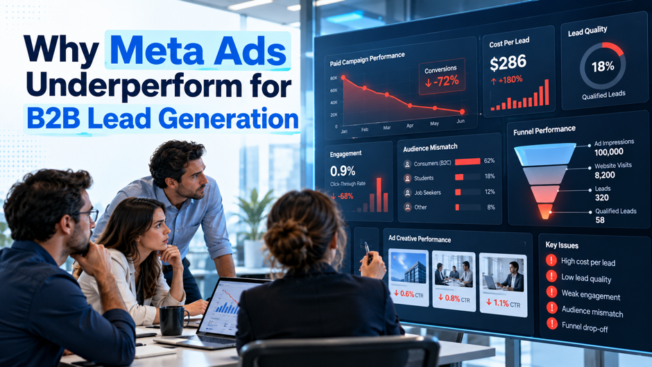 Why Meta Ads Underperform for B2B Lead Generation